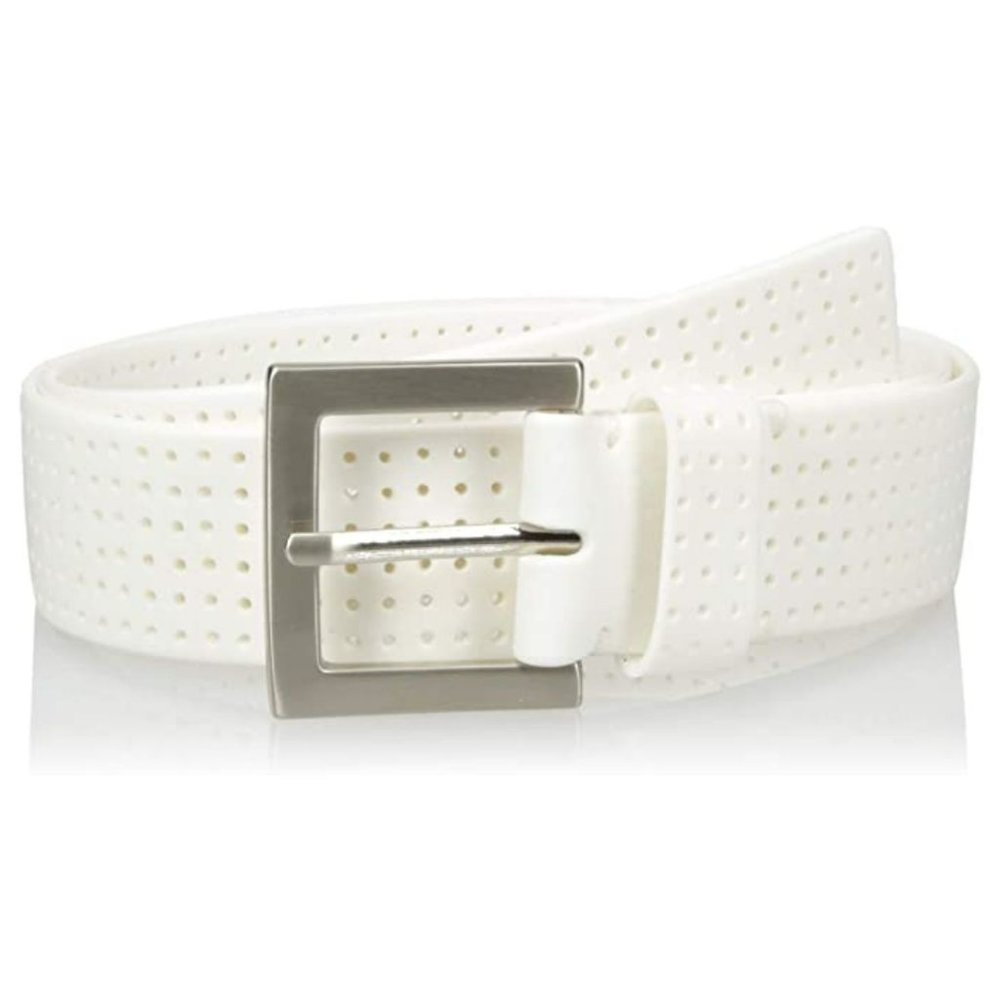 PGA TOUR Pga Tour Men's Silicone Belt Cinturon para Hombre White Size X-Large